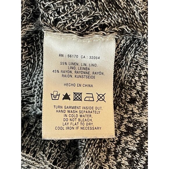 Anthropologie Sparrow Cardigan Medium Open Knit Boho Bonfire Linen - Picture 9 of 10